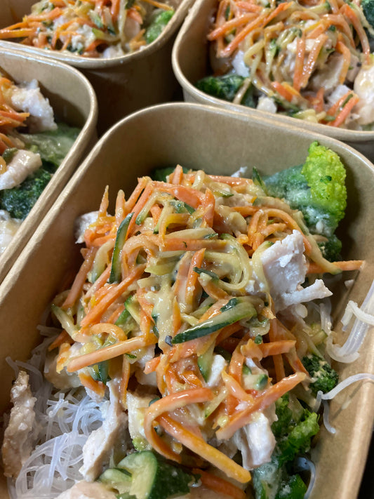 Lite Chicken Satay Noodles