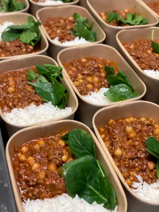 Lite Moroccan Beef and Chickpeas